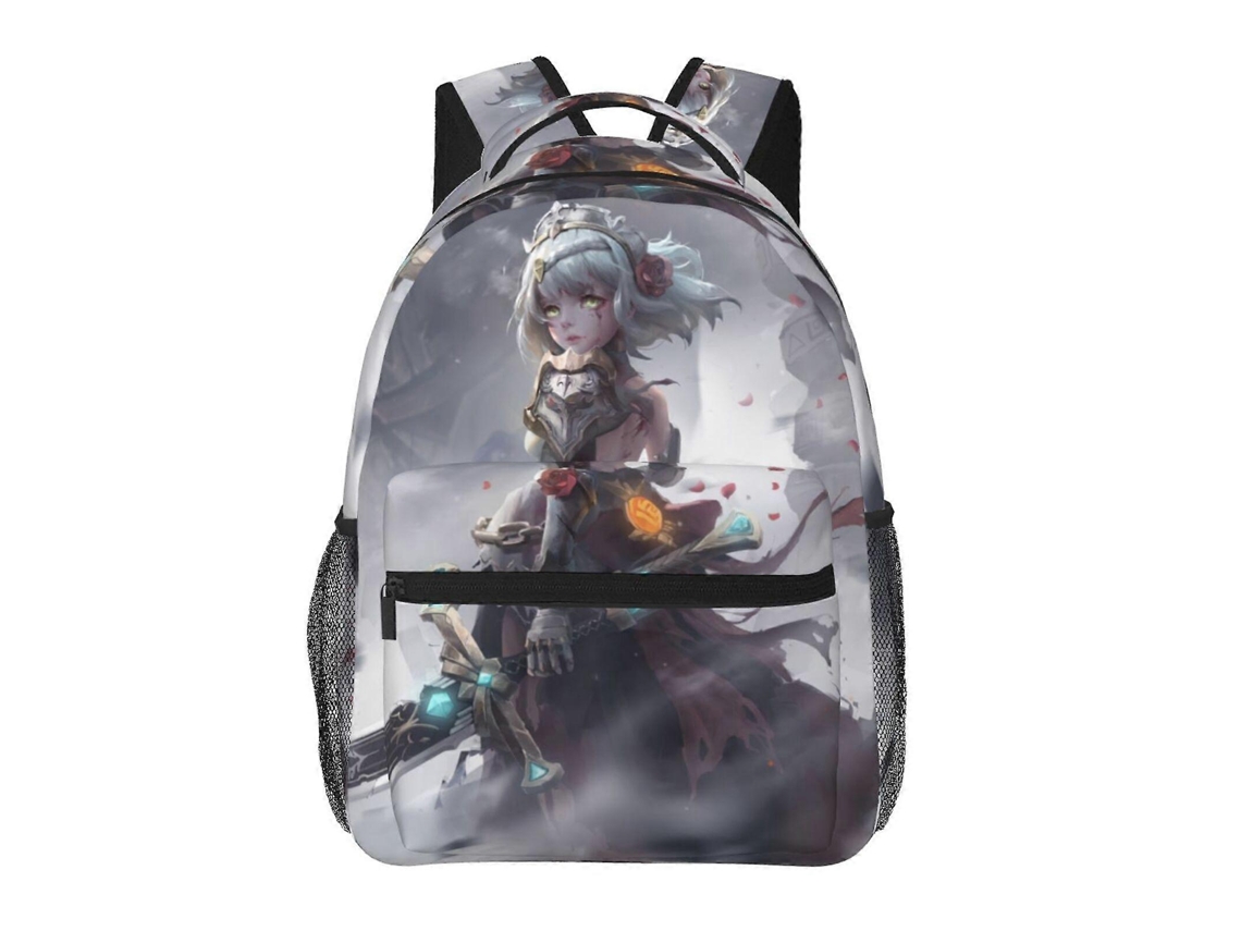 Mochila Estudantil J69 Genshin Impact, Durável E Leve, Com Alça De Ombro Impermeável E Respirável. Olysi Shop