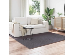 Vidaxl Tapetes De Área Quadrado Sirolo Antracite 200 X 200 Cm