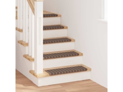 Vidaxl Tapetes Adesivos Para Escadas 15 Unid. 65 X 21 X 4 Cm Non-slip