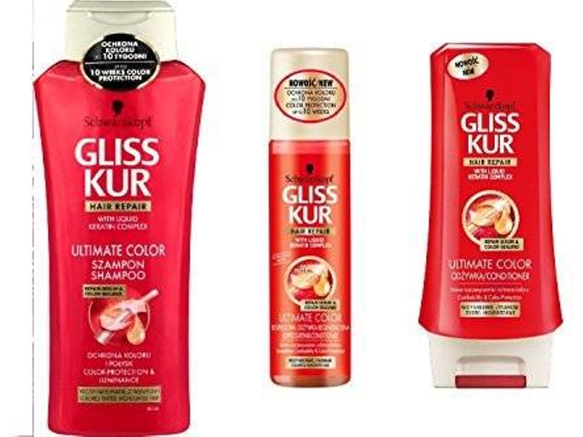Champô GLISS KUR Colour Perfector Protective (400ml)