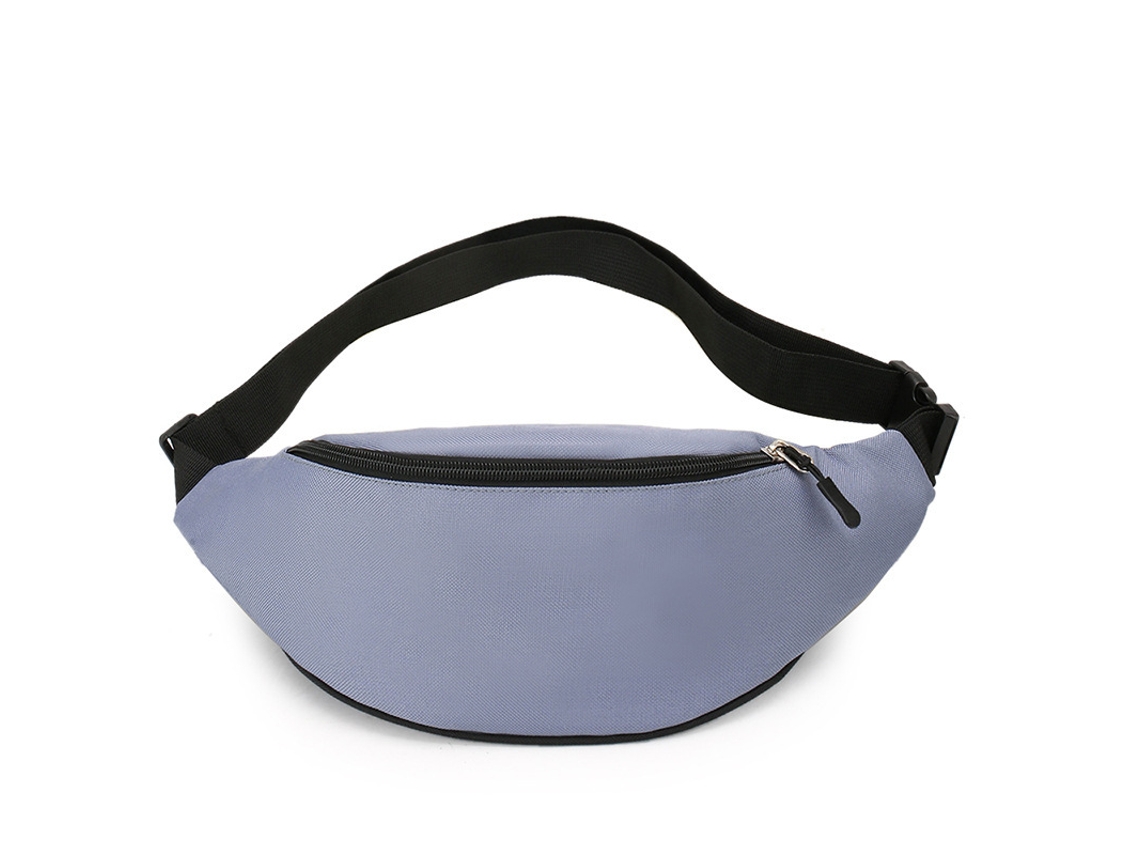 Bolsa de Cintura Transversal DIGITALLAB unissex, grande capacidade, ajustável, branco