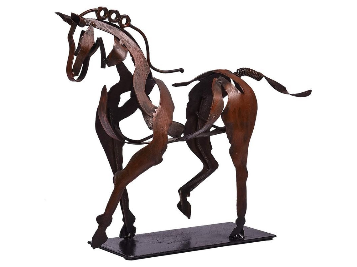 Estatua De Caballo De Metal Artesanal 2025, Escultura Moderna Rustica Para Decoracion Hogar Y Oficina