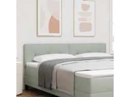 Vidaxl Cabeceira Cinzento-claro 180 Cm Veludo