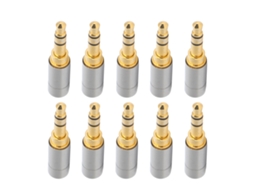 Aetheria conector de Fone de Ouvido 3,5mm Estéreo Equilibrado com Pontes de Solda para Reparo Diy