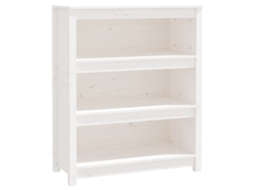 Estante 80x35x97 Cm Madeira de Pinho Maciça Branco MAISON EXCLUSIVE