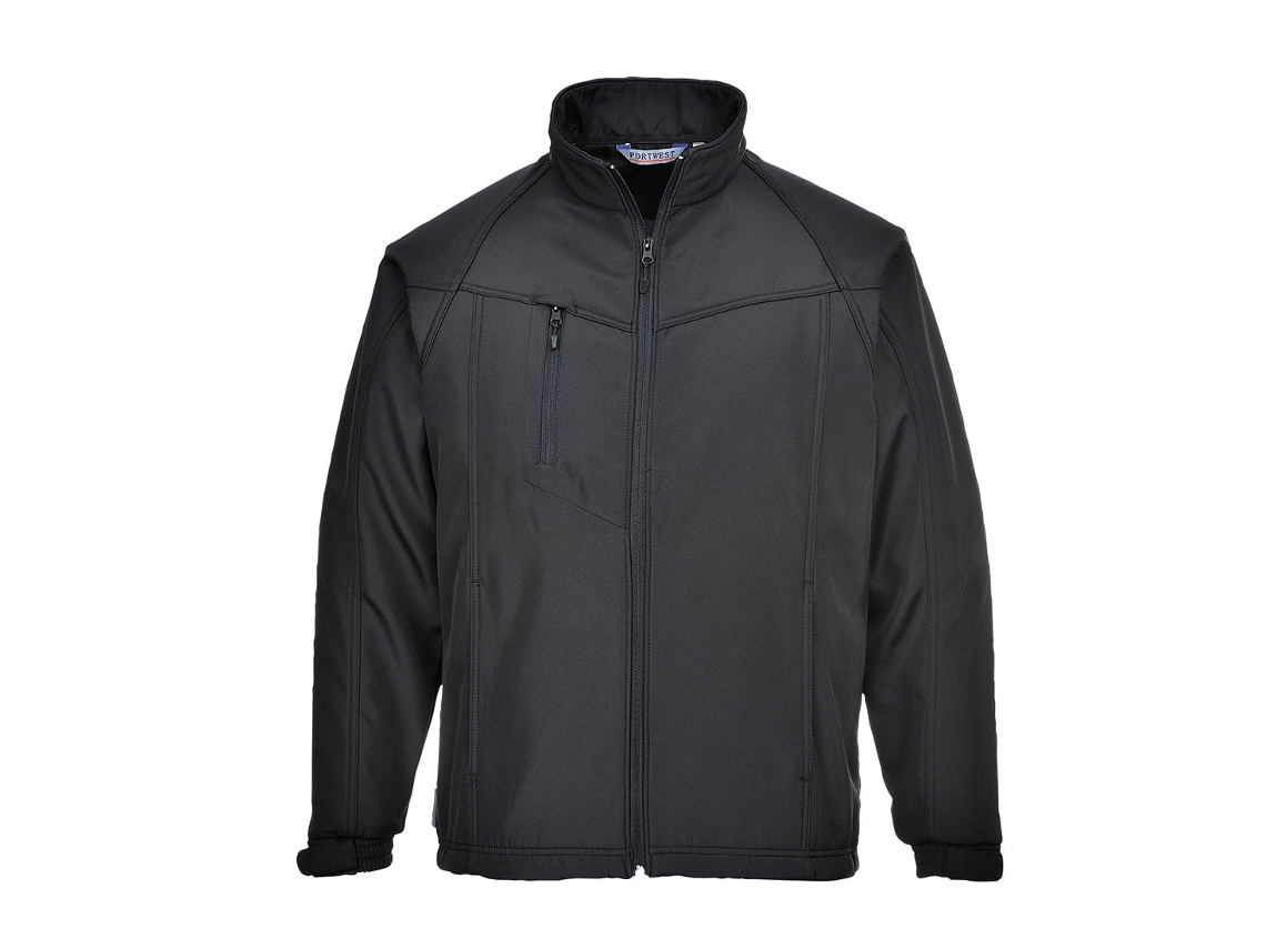 Jaqueta Softshell Oregon Para Homens Moderna E Funcional / Preto / L Portwest