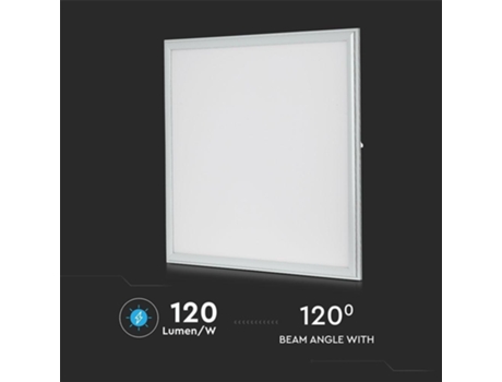 Painel Led 45W 600X600 Aro Branco Branco Neutro