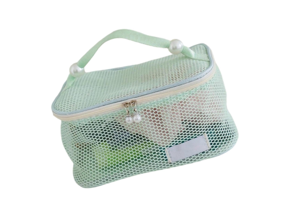 Nécessaire De Viagem Em Nylon Respirável Com Vários Compartimentos, Organizador De Cosméticos E Zíperes Resistentes. Cor Roxa. Hengjian