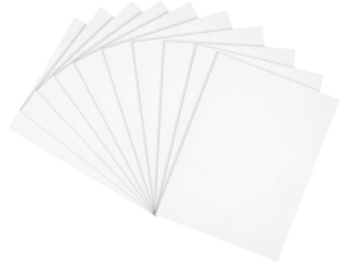 Pacote De 10 Folhas Lubrificantes Em Papel Para Destruidor De Documentos