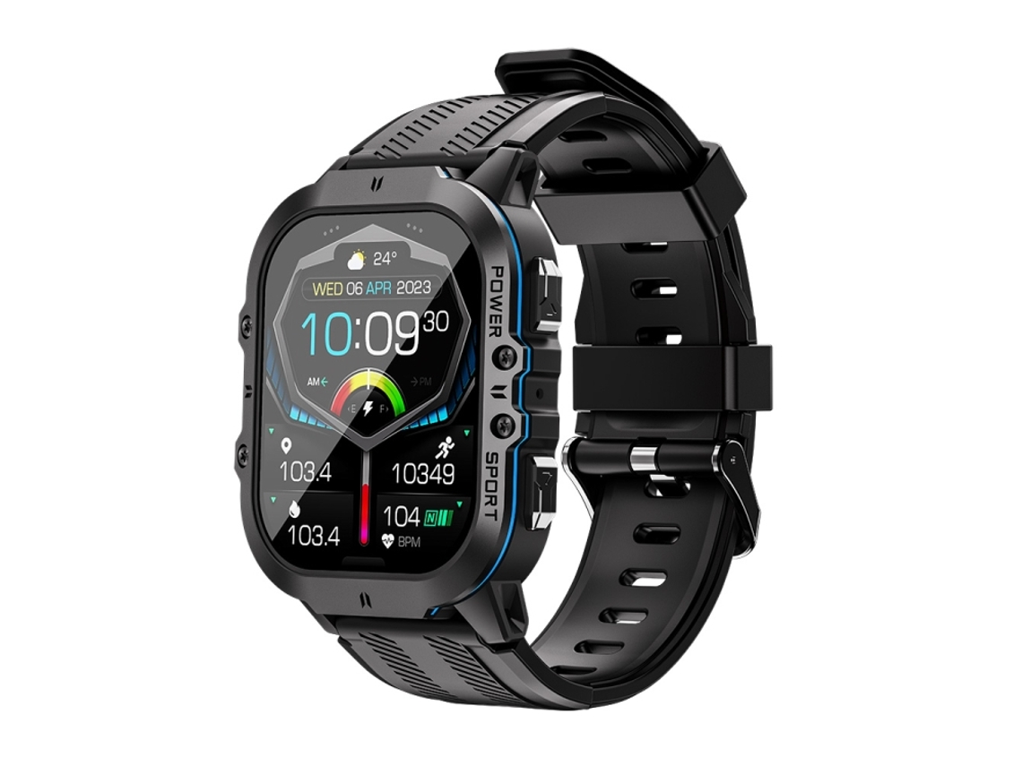 (azul) Smartwatch Esportivo De 1,96 Polegadas.