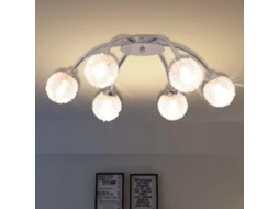 Ceiling Lamp, Ceiling Lamps Vidaxl Branco Vidro