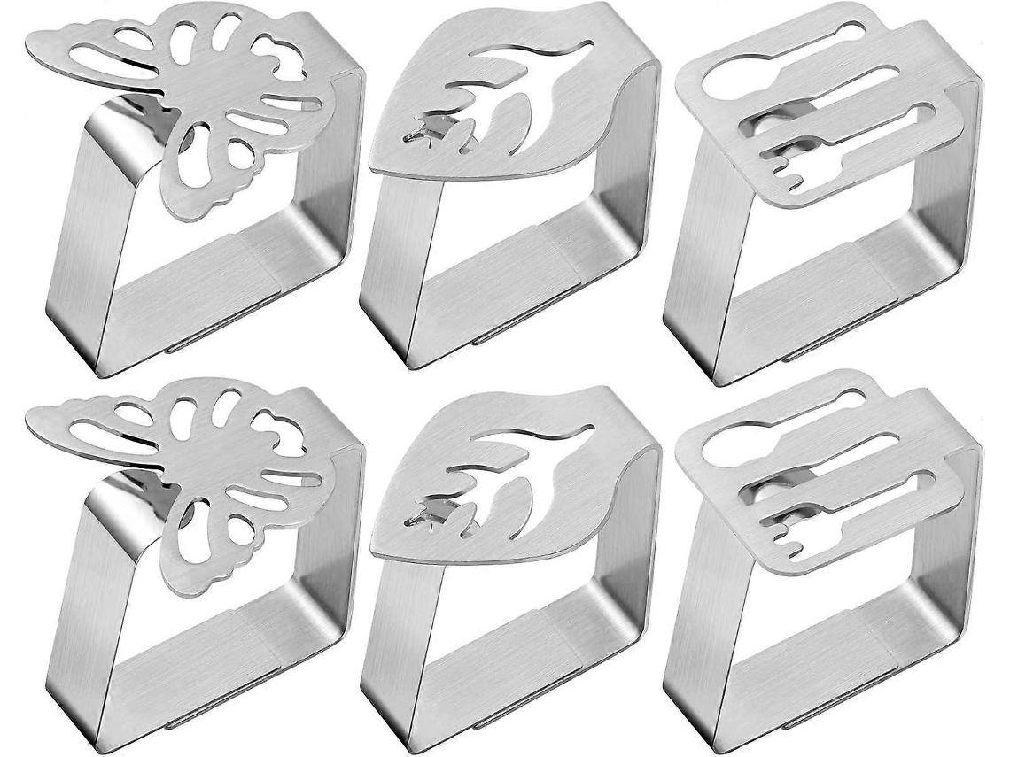 Clipes Para Toalha De Mesa Suporte Para Toalha De Mesa Em Aço Inoxidável, À Prova De Vento Slowmoose