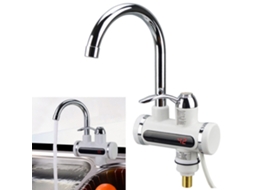 Torneira De Cozinha, Giratória Para Aquecimento De Água Em Banheiro E Cozinha, 110v, Com Visor Digital Led (entrada Inferior Pequena)