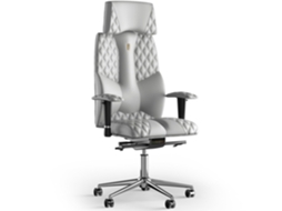 Cadeira de Escritório Ergonómica KULIK Business Stitching Couro (Branco -130x50x50cm)