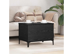 Vidaxl Mesa De Centro Carvalho Preto 60 X 44,5 X 45 Cm