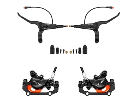 Kit de freio hidráulico preto A5 D dianteiro R traseiro L porca