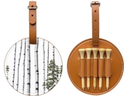 Bolsa para Guardar Tees de Golfe Birch Tree, Preta Fácil de Transportar e Mais Eficiente para Jogar Golfe.