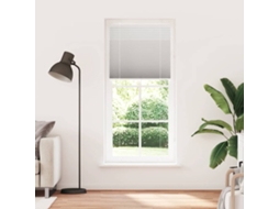 Vidaxl Cinzento Luz Plissada Cega 85x200 Cm Largura Tecido 84,4 Cm