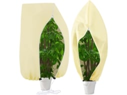 Capa De Proteção Para Plantas No Inverno 200x240 Cm,2 Peças,cobertura Antigeada Reutilizável Com Cordão Para Árvores E Arbustos Btforus