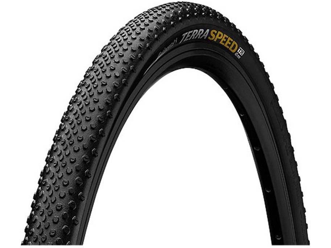 Pneus para Ciclismo Estrada CONTINENTAL Terra Speed Protection Blackchili Tubeless Dobrável (28´´)