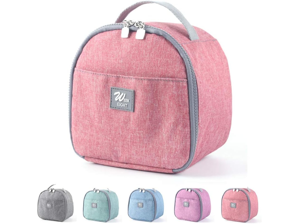 Lancheiras Keaiduo para Mulheres, Lancheiras Isoladas Pequenas para Trabalho, Escritório e Escola, Aquaforge (Vermelho)