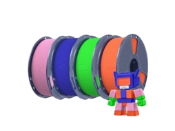 Filamento Para Impressora 3d, Alta Velocidade, Acabamento Fosco, Pk Gn Bl Or Oem
