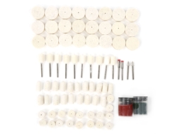 Kit De 78 Peças De Acessórios De Polimento De Lã Discos De Lixa De Feltro De Lã Rodas De Polimento