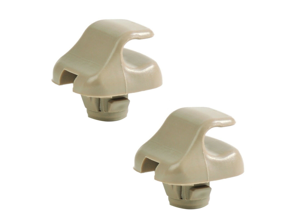 2x Clips de Fixação Automotiva para CR-V, Fit e Accord (2006-2011) Cor: Bege (Suportes antirreflexo)