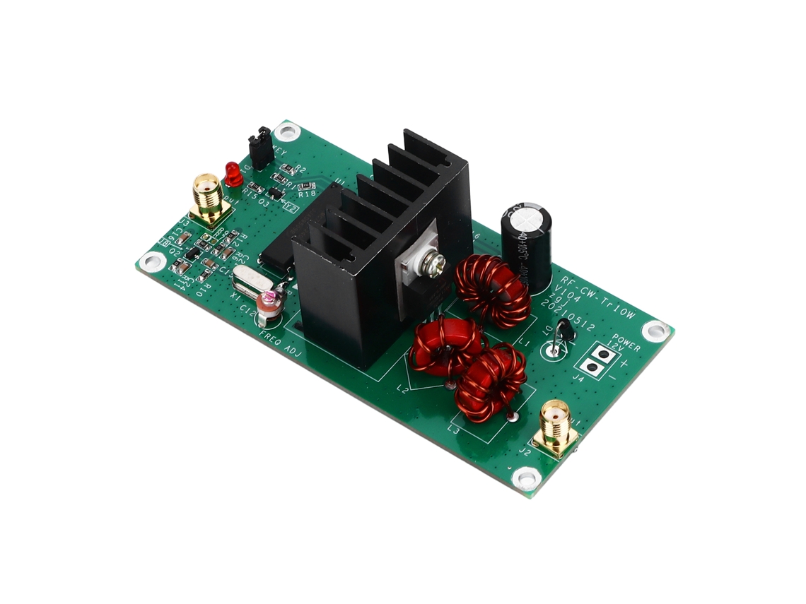 Módulo Transmissor De Rádio Qrp Cw 10w 13,56mhz Amplificador De Potência Sem Fio Placa 8-15v Xr-106
