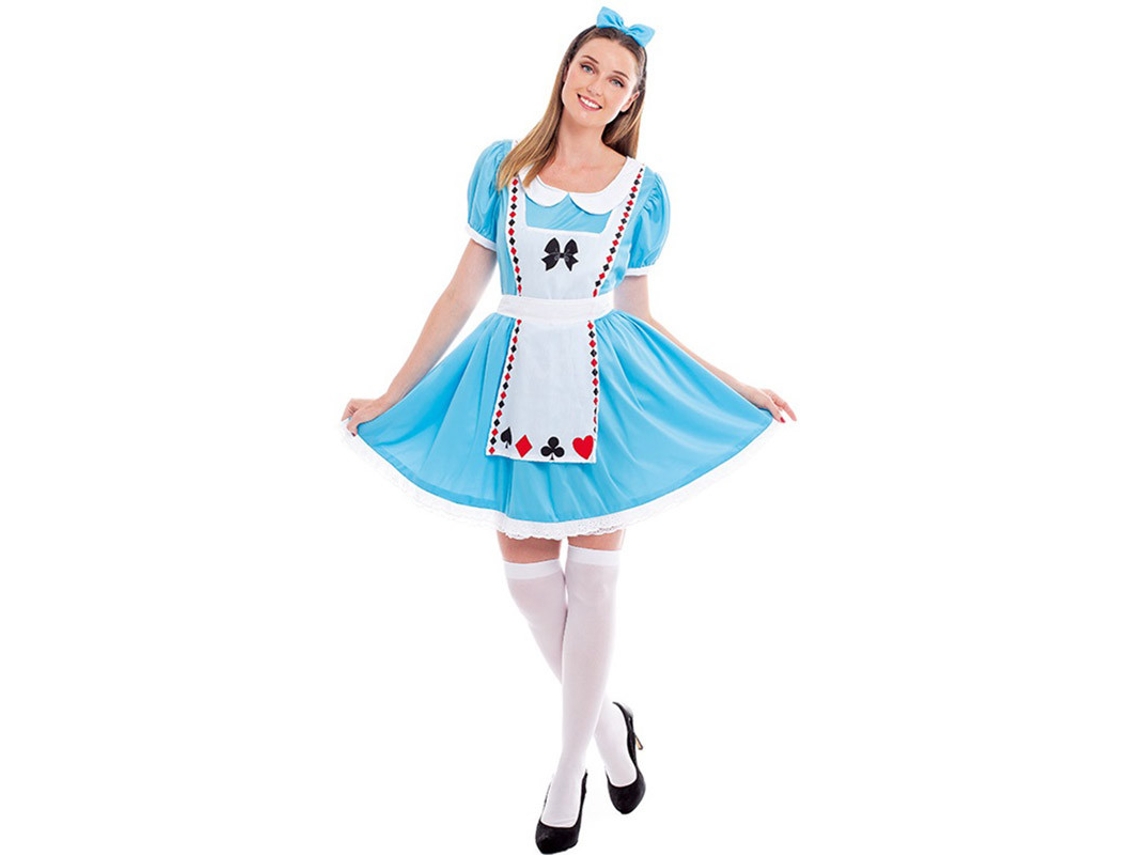 Fato de Mulher PARTILANDIA Alice Cuento Azul (Tam.: L)