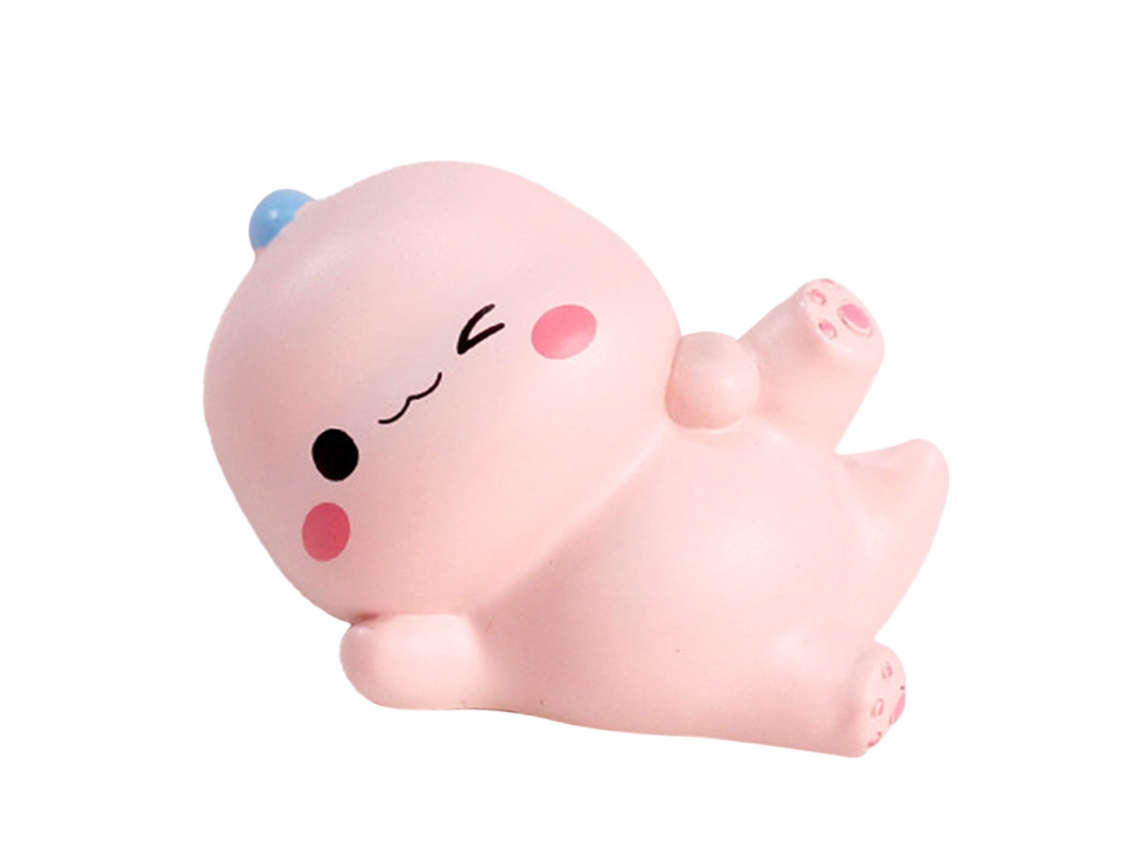 Decoração De Bolo Dinossauro Mini Ornamentos De Carro Figurinas Cute Cartoon