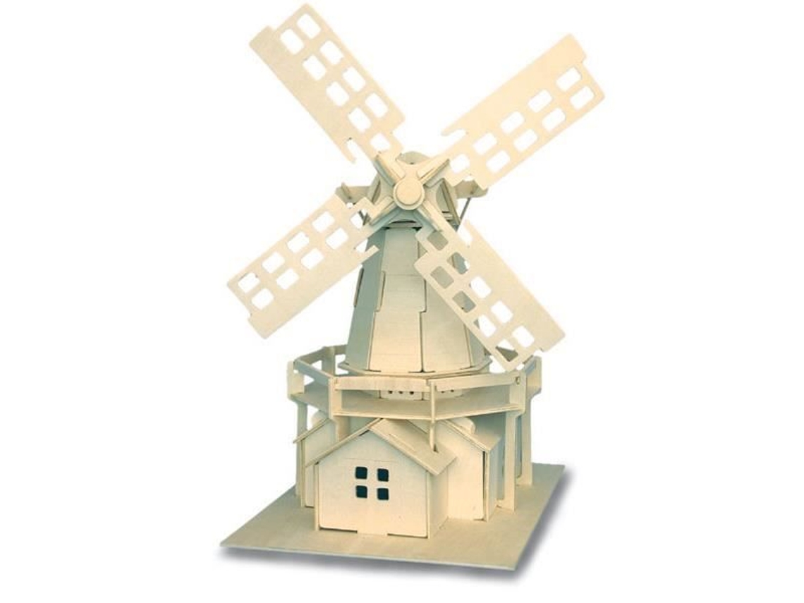 Cais - Maquete Em Madeira De Moinho De Vento
