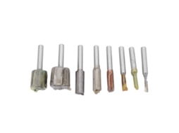 Broca De Router De Ranhuramento Reto 1/4" 8pcs