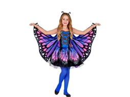 Fato de Menina WIDMANN Borboleta com Asas Azul (Tam.: 8 a 10 anos)
