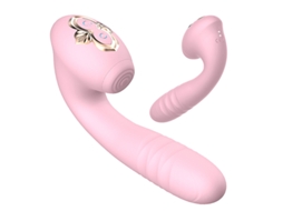 Vibrador Telescópico de Vibração para Mulheres Rosa ENZONS