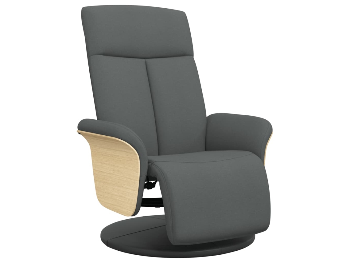 Recliner Chair, Recliner Chairs Vidaxl Cinzeto Tecido