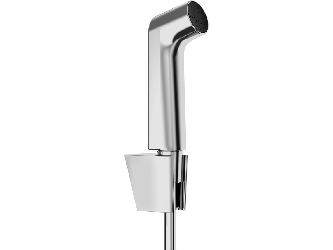 Bidette Chuveiro De Mão 1jet S Ecosmart Com Porta Chuveiro Porter SE Mangueira De Chuveiro 125cm, 29238000, Cor Cromo Hansgrohe