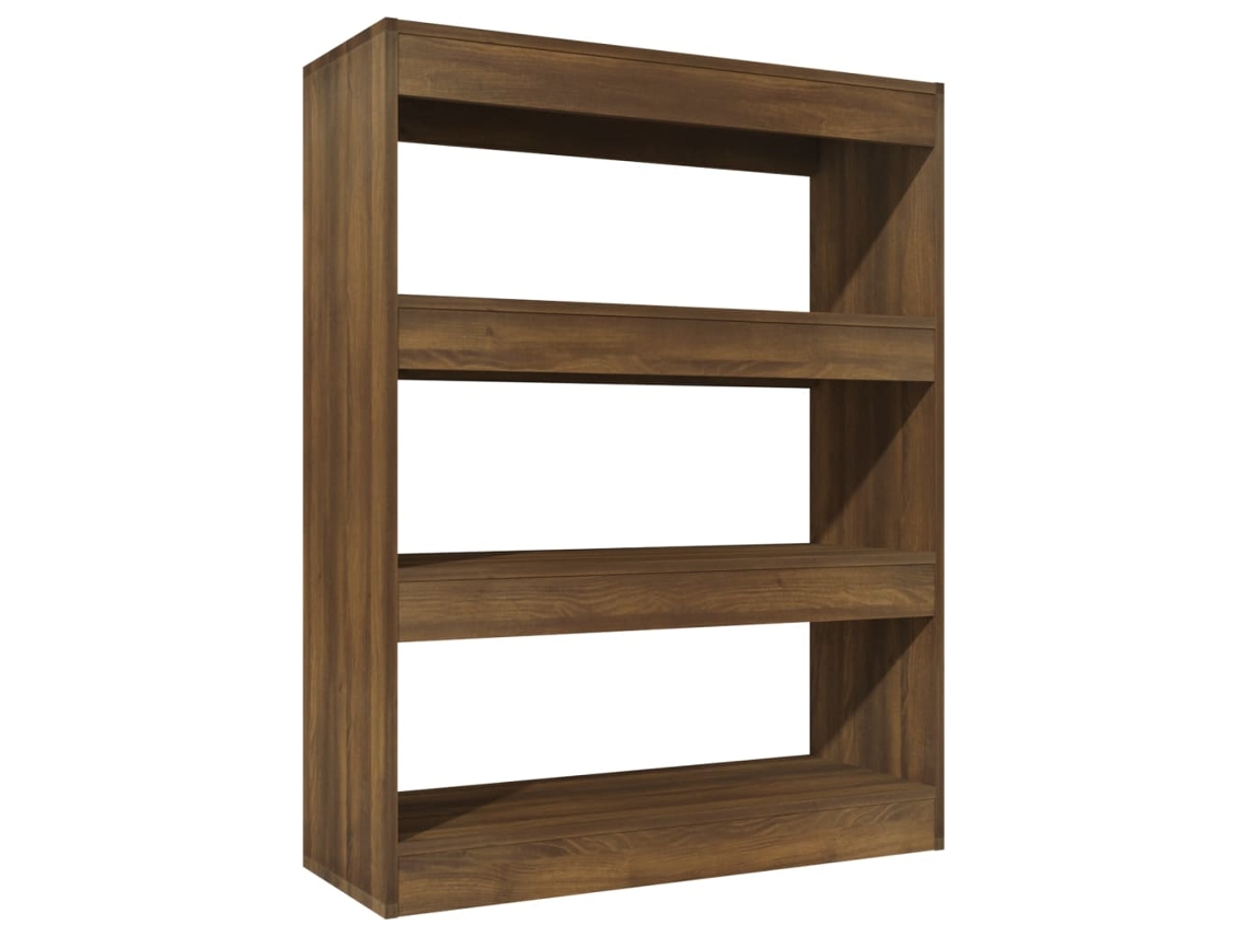 Book Cabinet, Book Cabinets Vidaxl Marrom Madeira Processada (n/a)