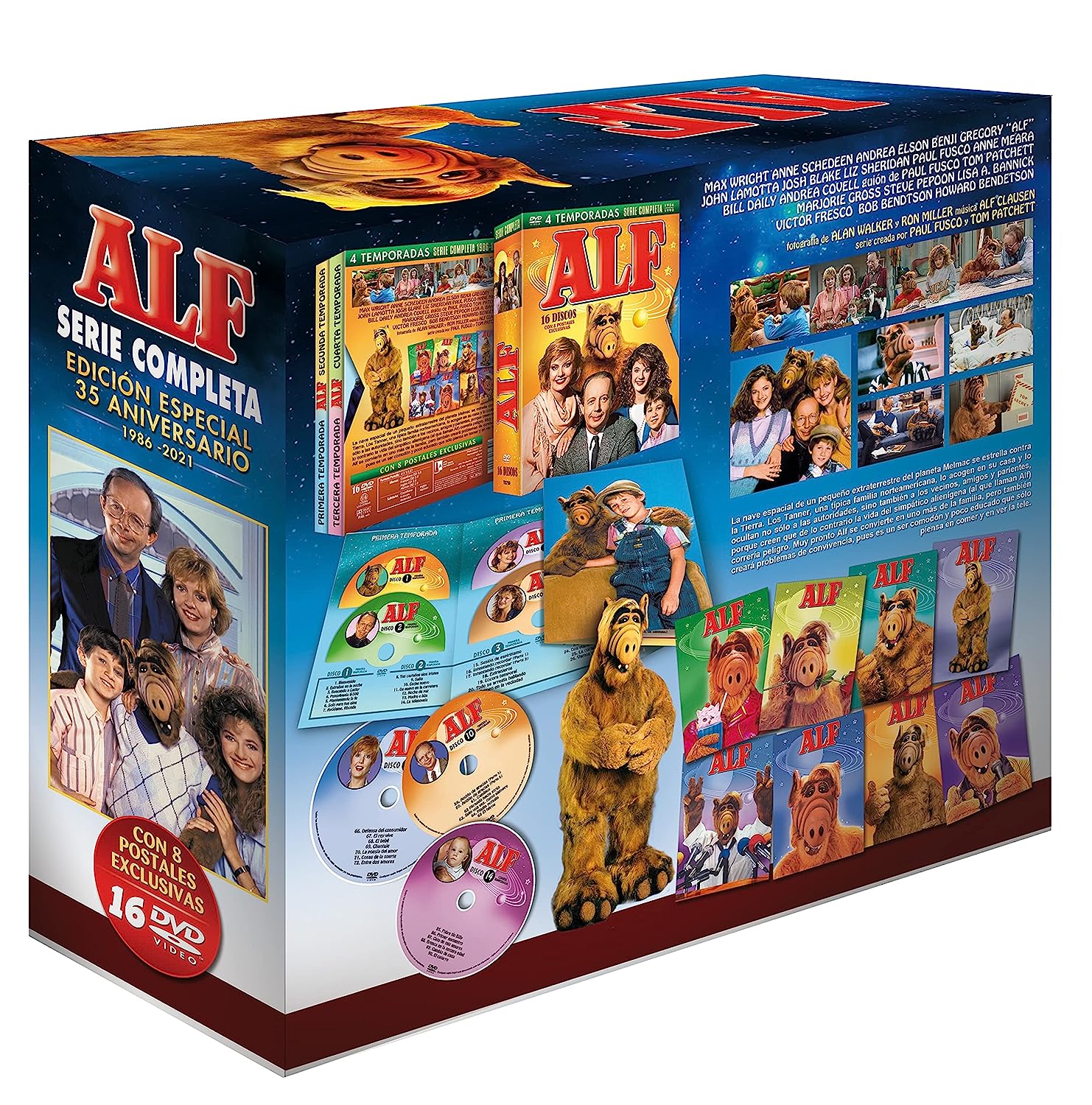 Alf serie completa dvd d'occasion pour 30 EUR in Valencia sur WALLAPOP