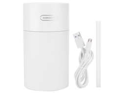 Laxiscreed Umidificador Usb Portátil De 270ml Com Luz De Sete Cores E Controle De Duas Velocidades