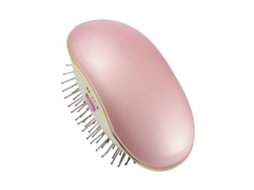 Escova de cabelo iônica elétrica portátil mini escova de cabelo para viagem pente pequeno _love1331 sq S/MARCA