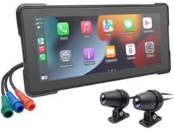 Dvr Portátil para Motocicleta de 6,86 Polegadas Sem Carplay e Android Auto com Tela Sensível Ao Toque. SFUSHOS