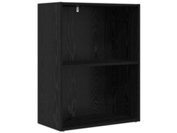 Prateleira Processada Madeira Carvalho Preto MAISON EXCLUSIVE (60x30x76,5 cm)