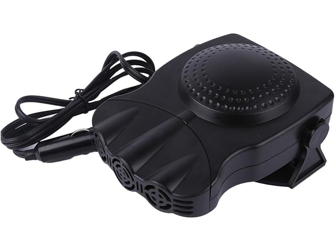 Ventilador De Aquecimento Automotivo Easybymall 12v Dc Com Interruptor Quente Frio, Descongelamento De Neve E