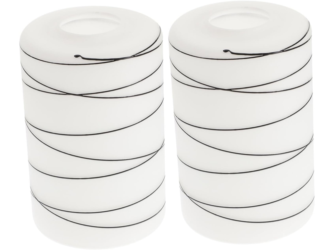 Conjunto De 2 Peças - Abajures Cilíndricos Para Parede, Decoração Com Design Moderno E Elegante.