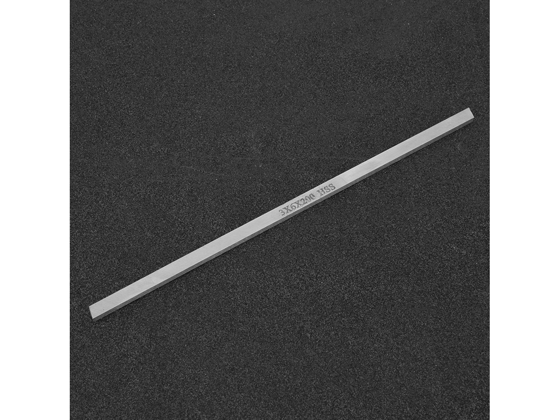 Ferramenta De Torneamento Hss Aço Alto Desempenho Barra Quadrada Aço Branco (3*6*200mm)