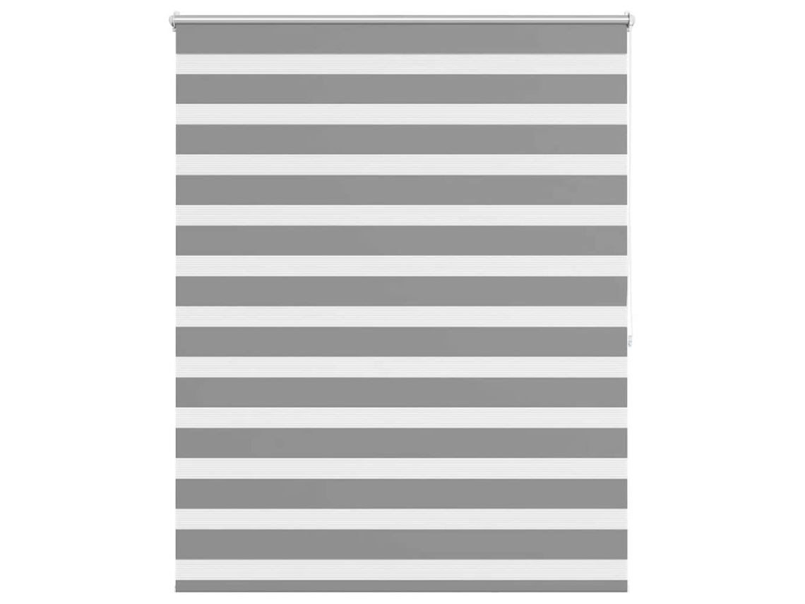 Maison Exclusive - Cortina Zebra, 140,9 X 175 Cm, Largura Do Tecido 136,7 Cm, Cinza