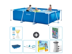 Piscina com Estrutura Retangular 300x200x75 Cm 5 peças S28 INTEX
