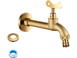 Torneira Externa Resistente Com Trava E Construção Em Bronze Maciço.