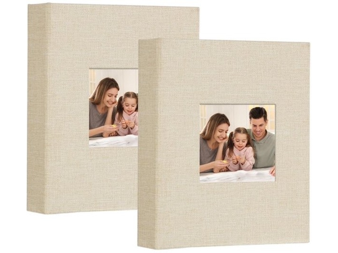 Álbum De Fotos 6x4 - 50 Espaços - Encadernação Superior - Álbum De Fotos Em Linha - Contém 100 Fotos Verticais 10x15 Cm - Para Família/casamento/crian